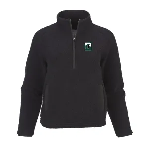 Boxercraft LADIES Everest Fleece 1/2 Zip - Black