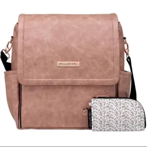 Boxy Backpack | Dusty Rose Leatherette