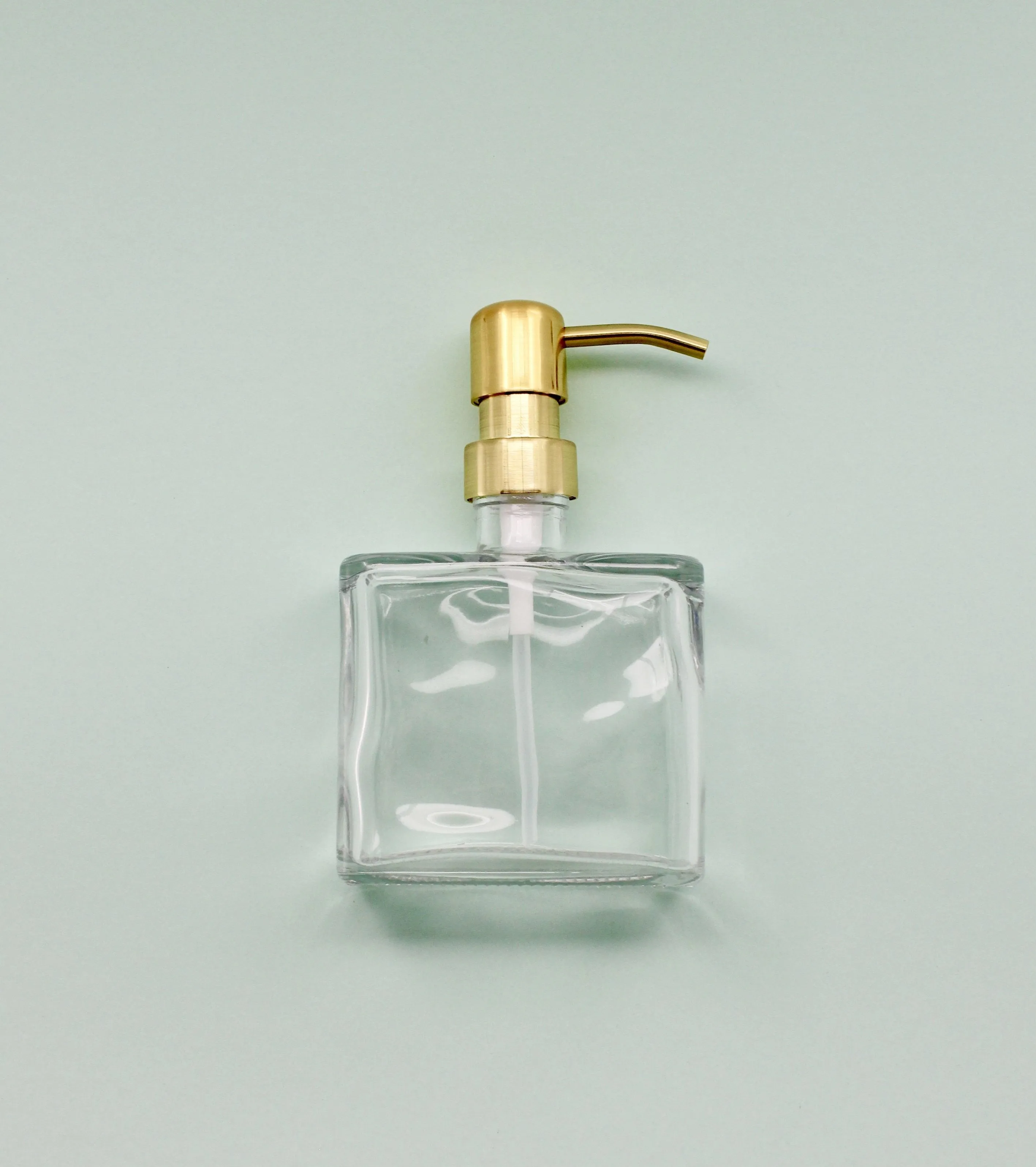 Boxy Matte Gold Soap Dispenser