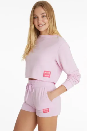 Boxy Pullover in Lilac