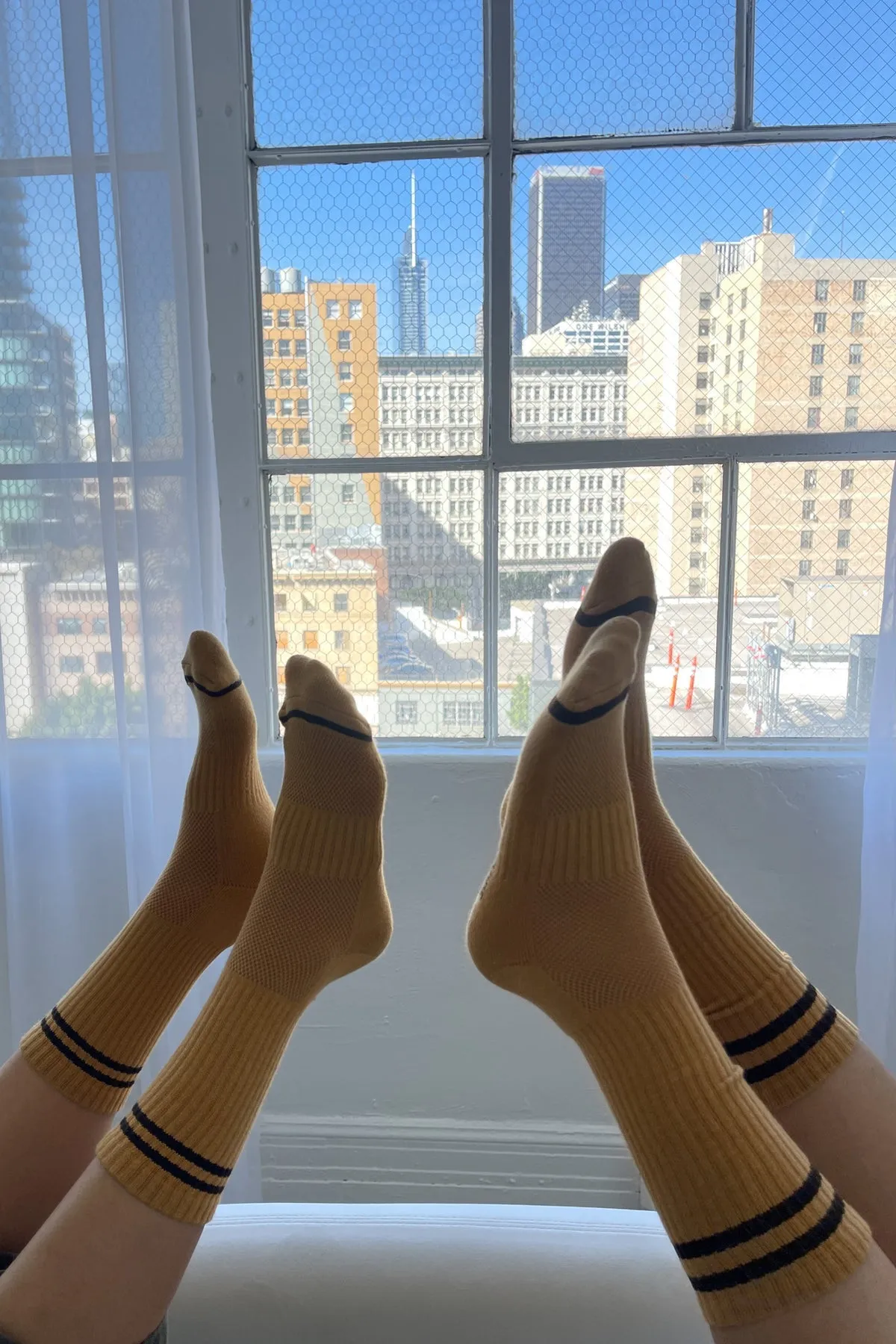 Boyfriend Socks  Extended - Biscotti
