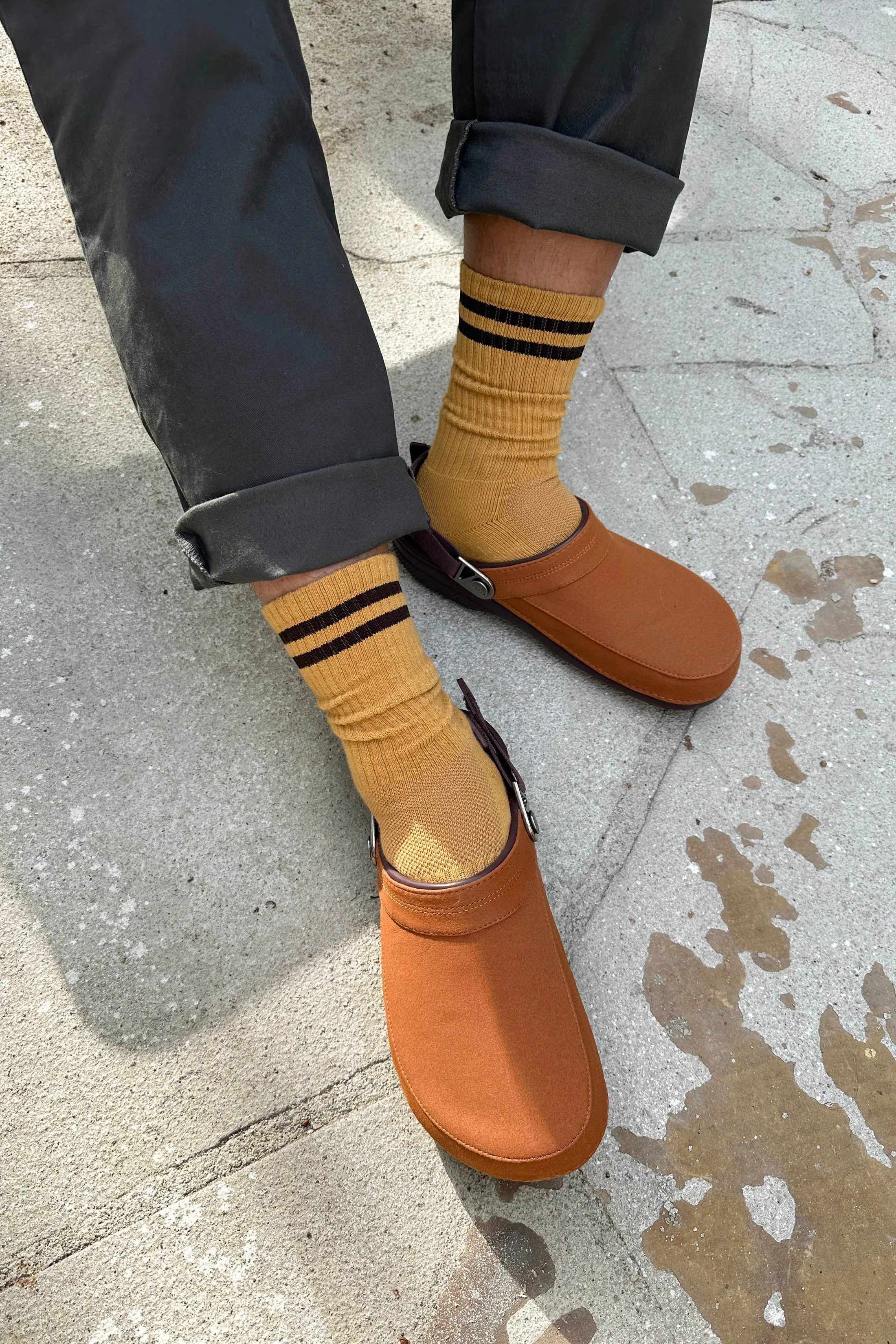 Boyfriend Socks  Extended - Biscotti