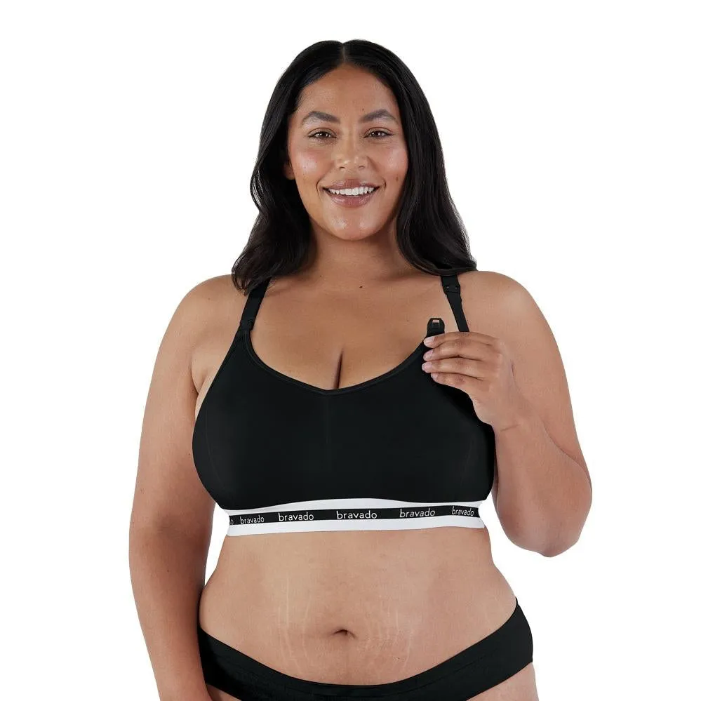 Bravado Original Extended Cup Nursing Bra 2.0 (Black)