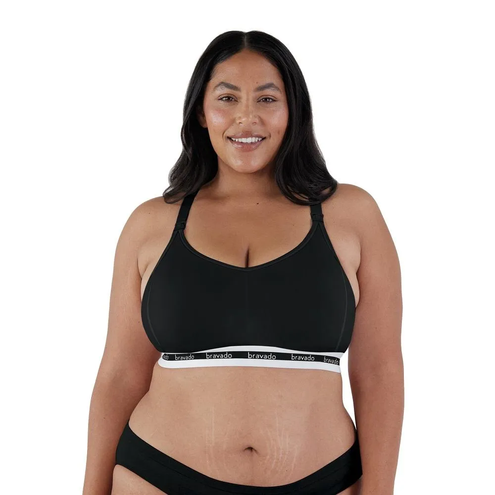 Bravado Original Extended Cup Nursing Bra 2.0 (Black)