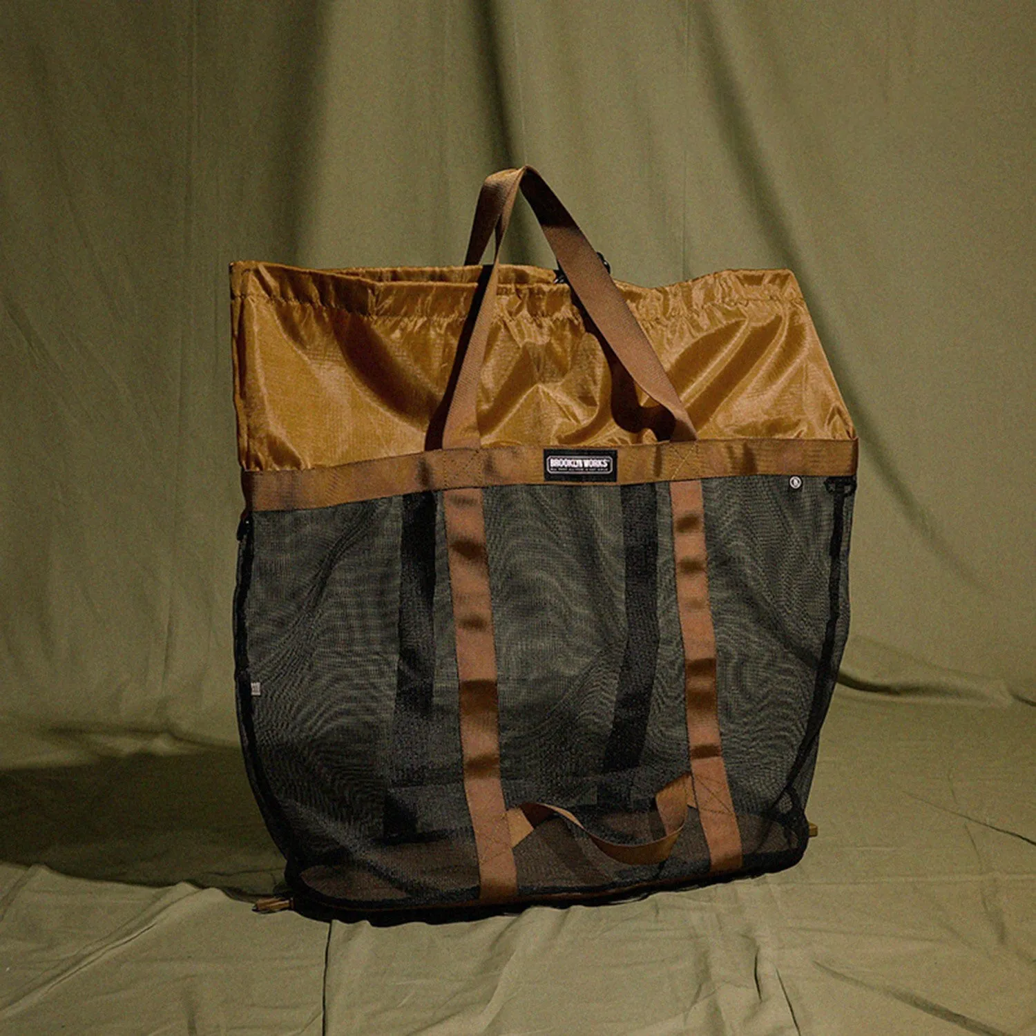 BROOKLYN WORKS | ブルックリンワークス　MESH BAG(L)