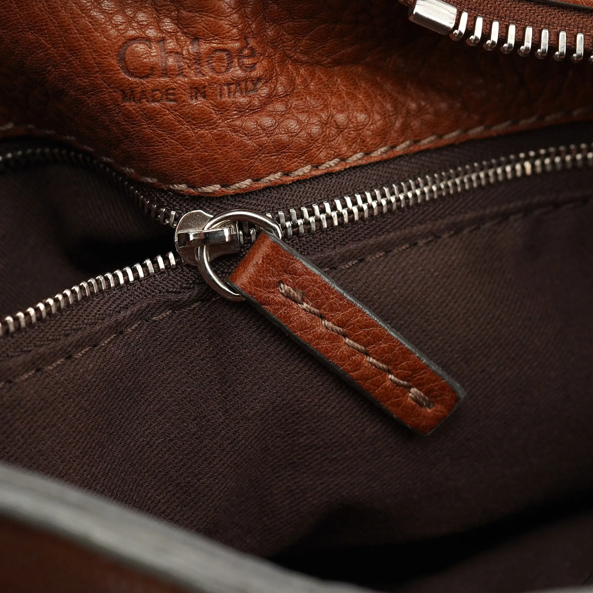 Brown Leather Paddington Tote Bag