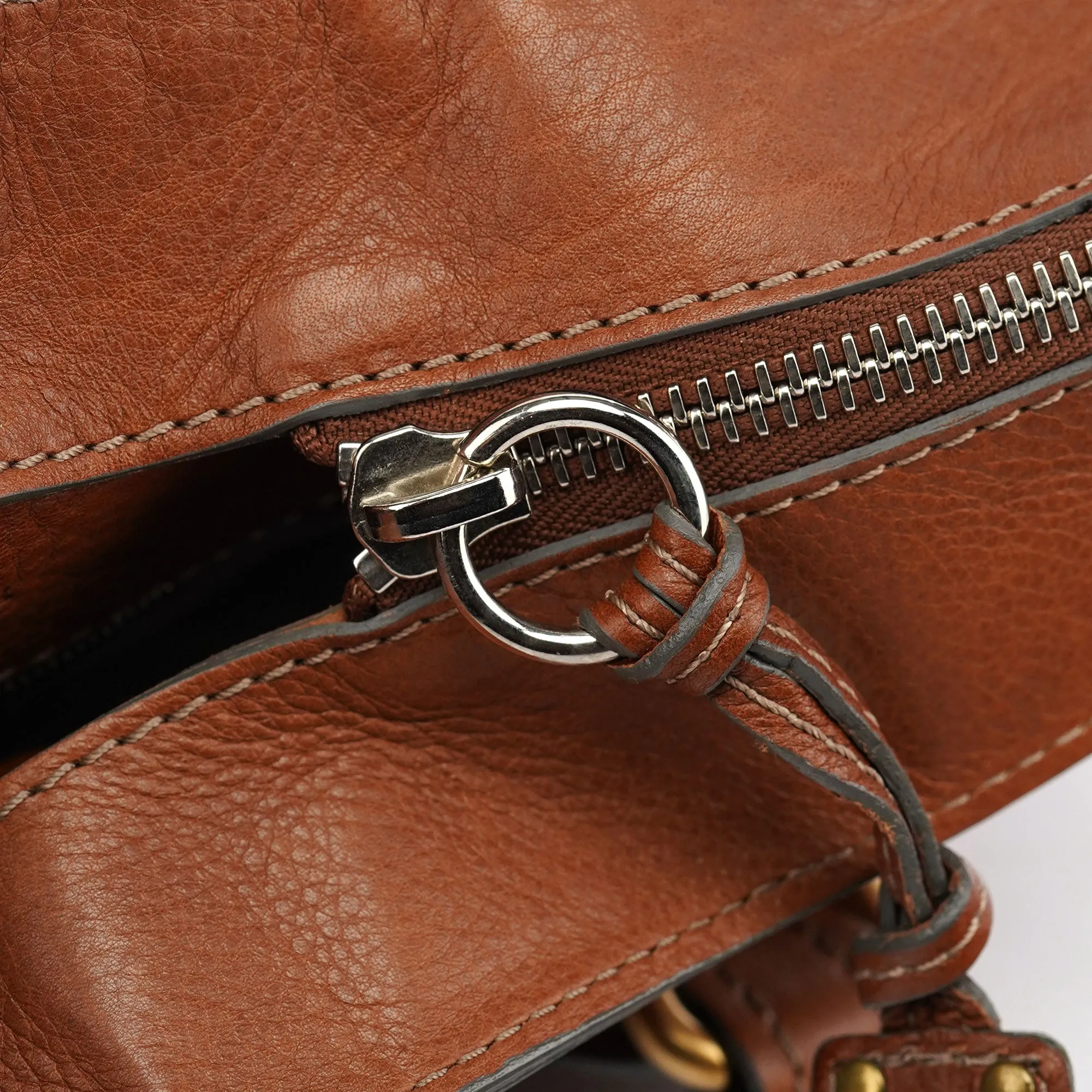 Brown Leather Paddington Tote Bag