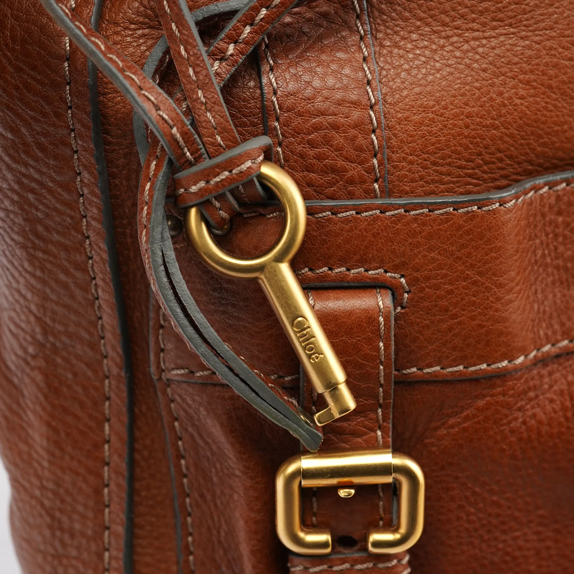 Brown Leather Paddington Tote Bag
