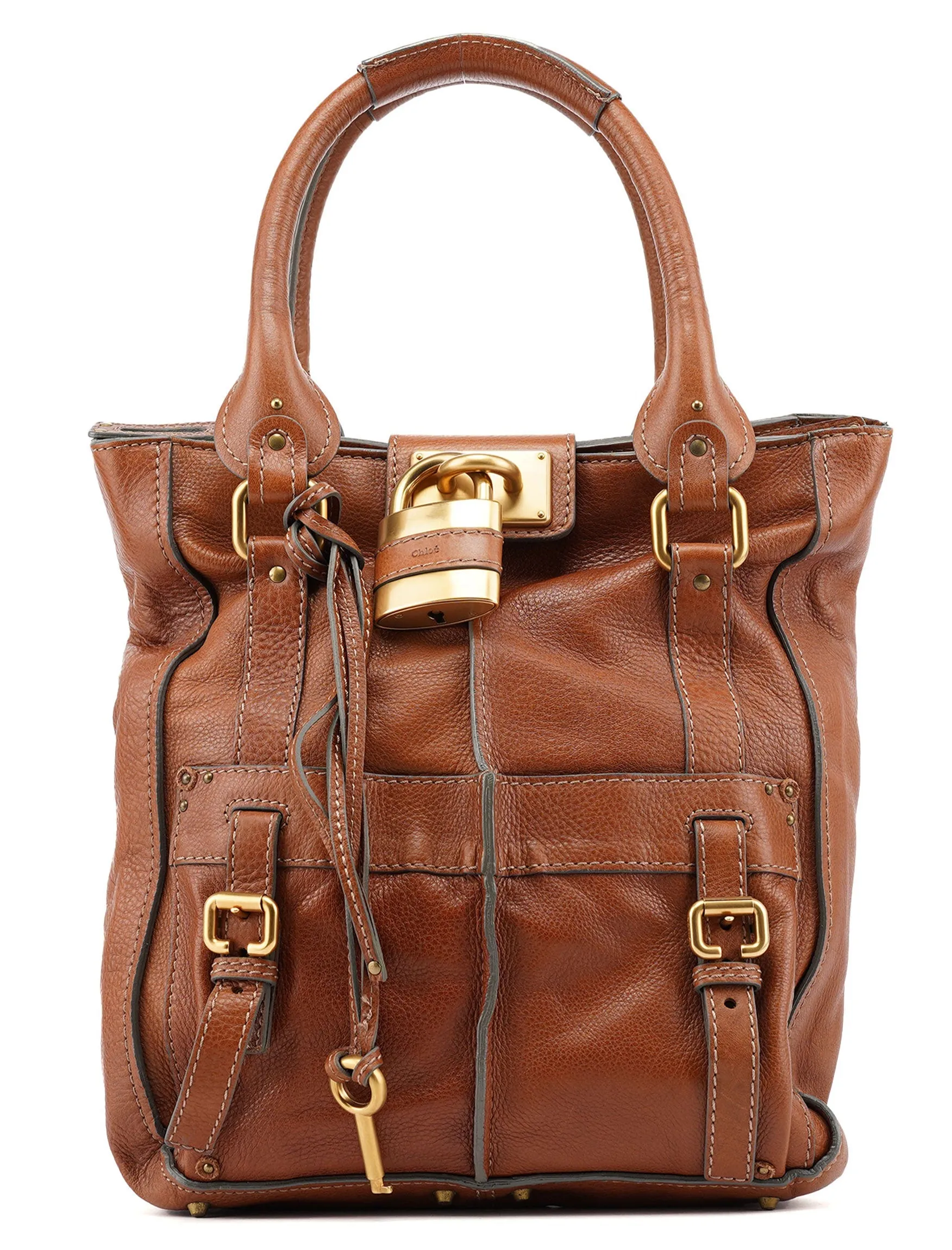 Brown Leather Paddington Tote Bag