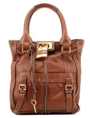 Brown Leather Paddington Tote Bag