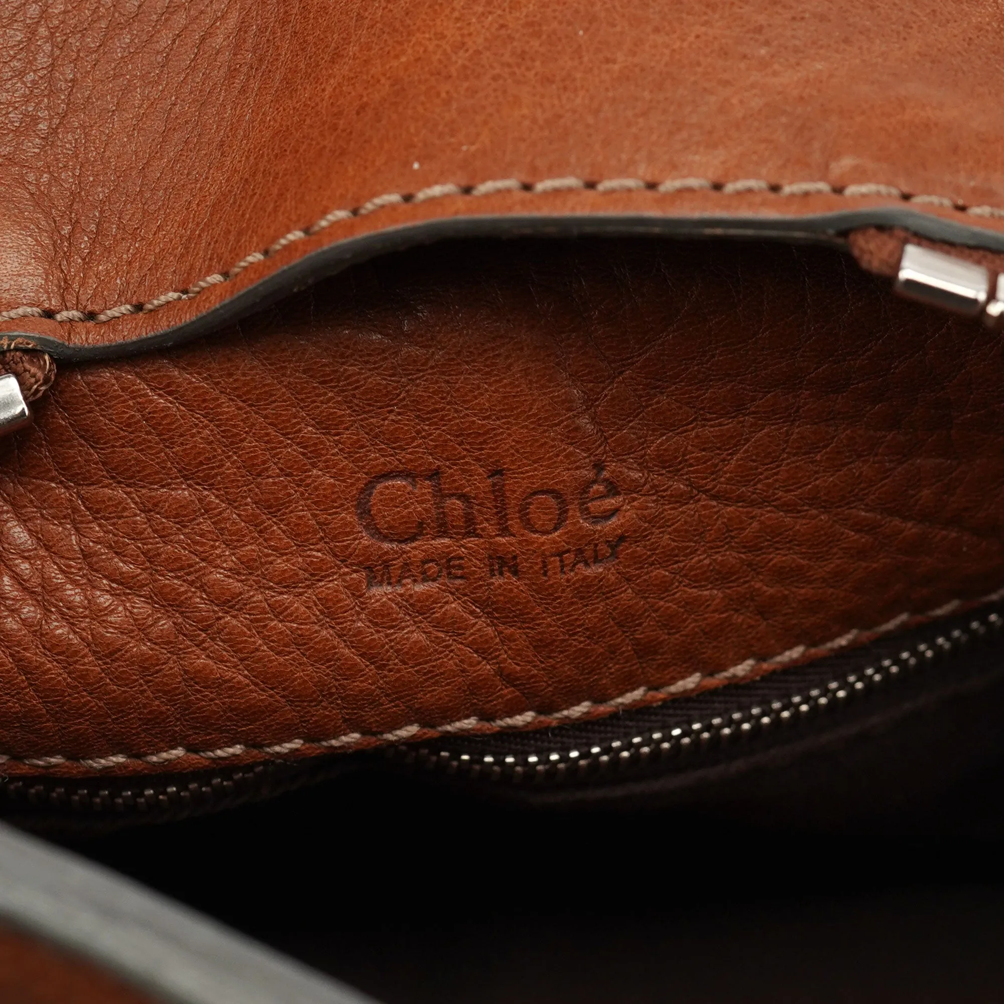 Brown Leather Paddington Tote Bag