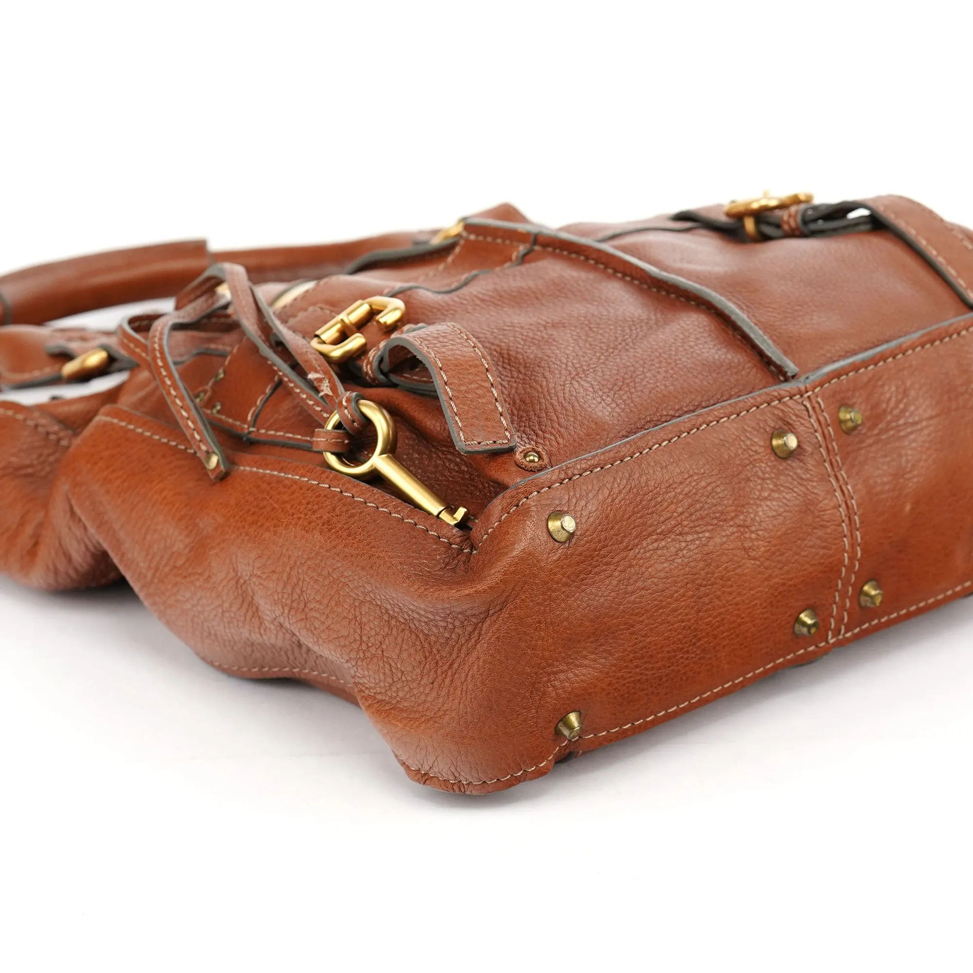 Brown Leather Paddington Tote Bag