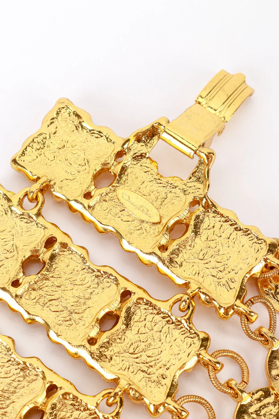 Byzantine Link Coin Drop Bracelet