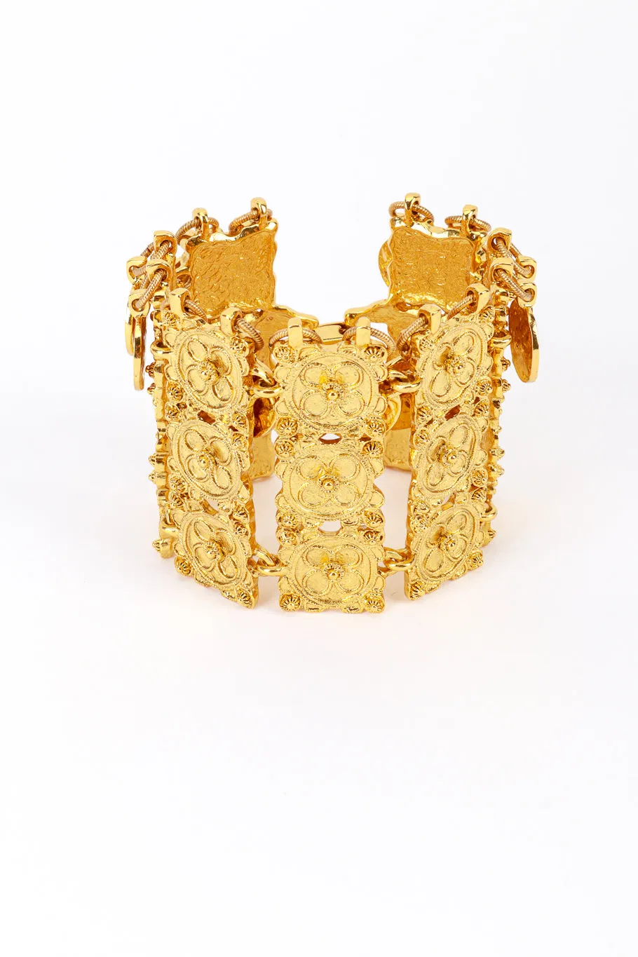 Byzantine Link Coin Drop Bracelet
