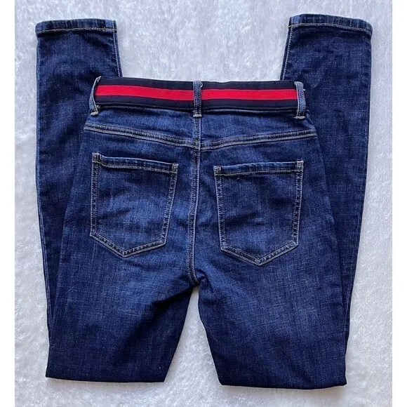 CAbi Simone 3751 Exposed Button Fly Skinny Jeans inAdventure Wash, Size 2