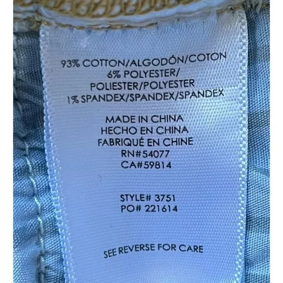 CAbi Simone 3751 Exposed Button Fly Skinny Jeans inAdventure Wash, Size 2