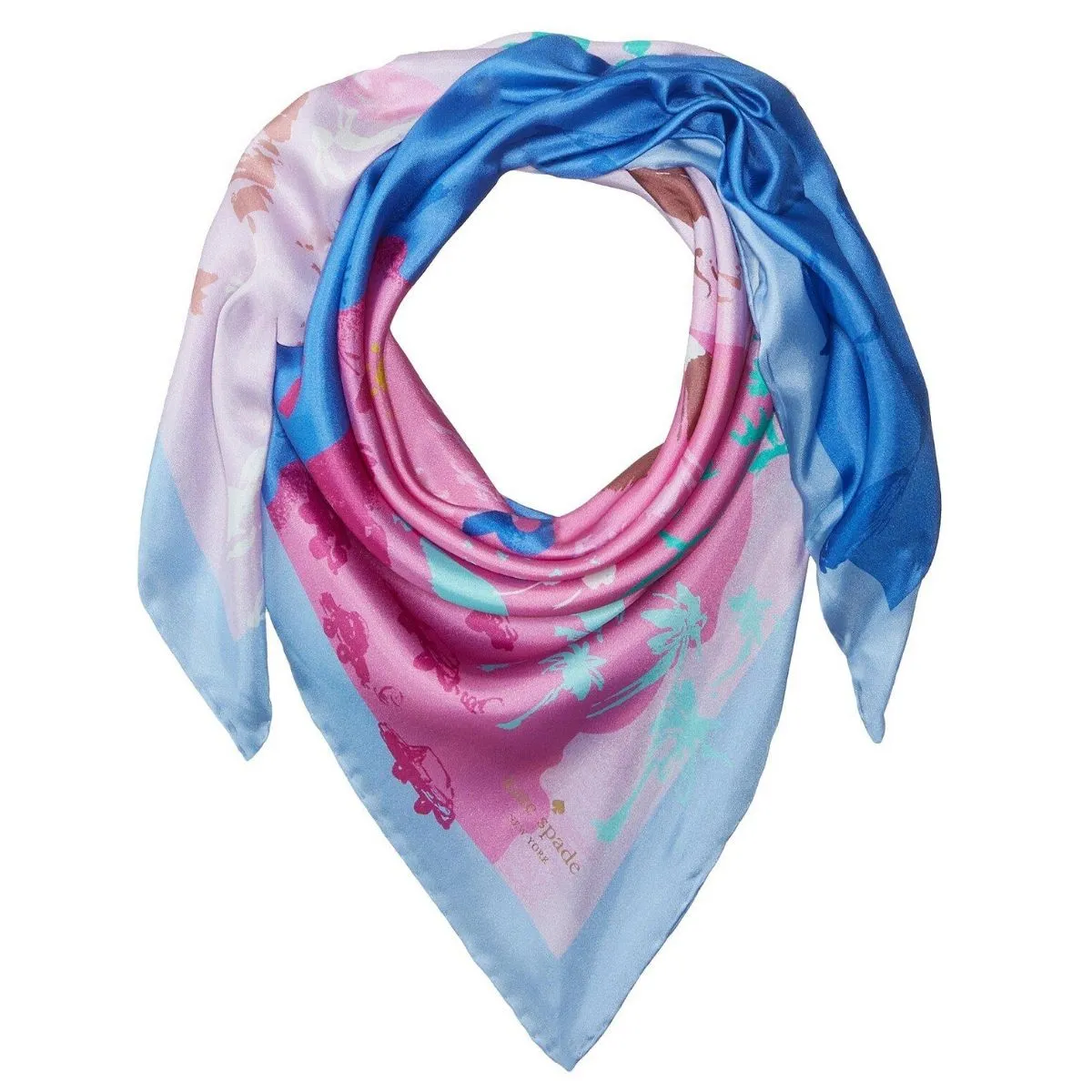California Map Square Scarf