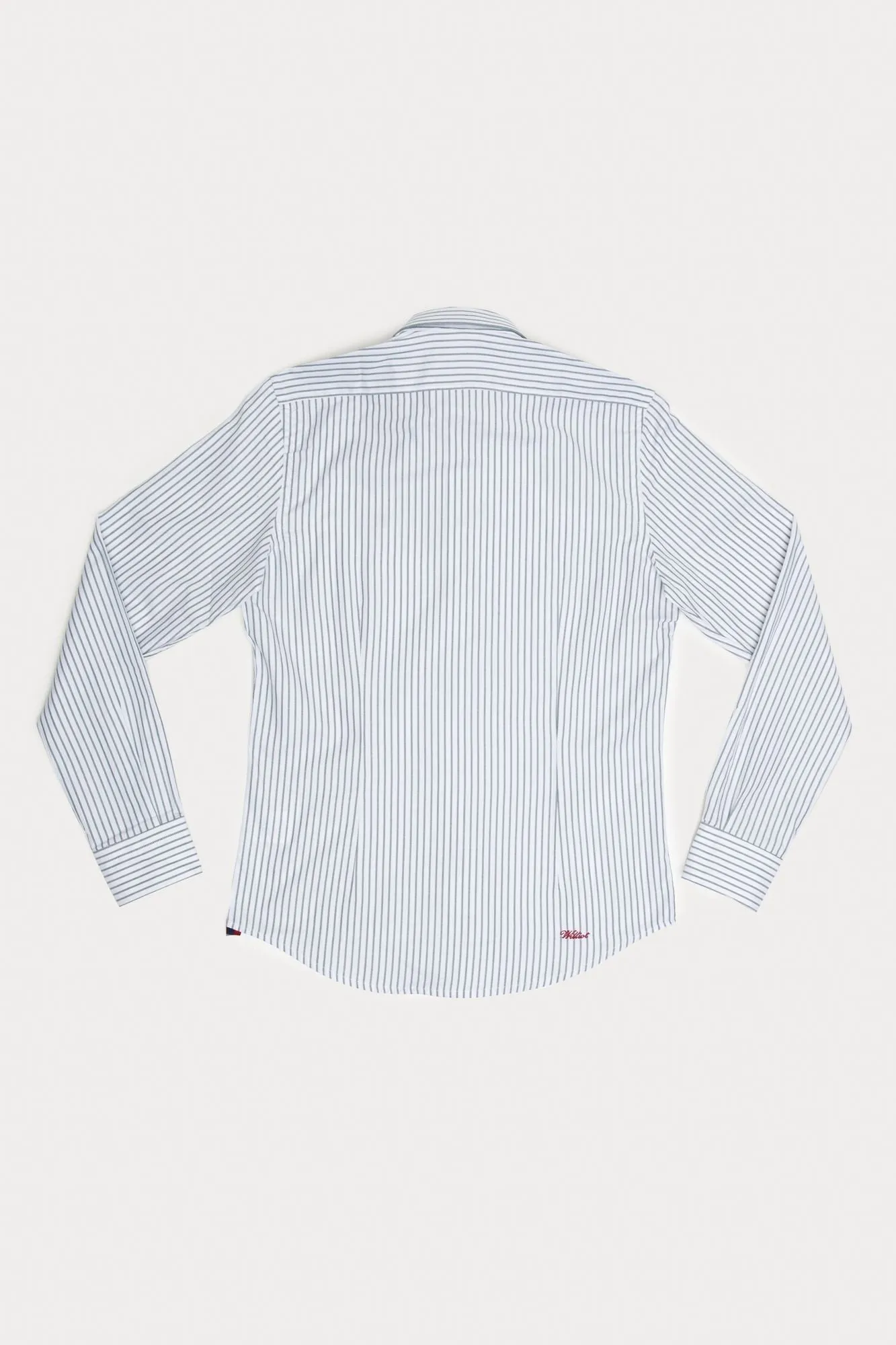 Camisa Raya Fina Oxford Verde Botella Slim Fit