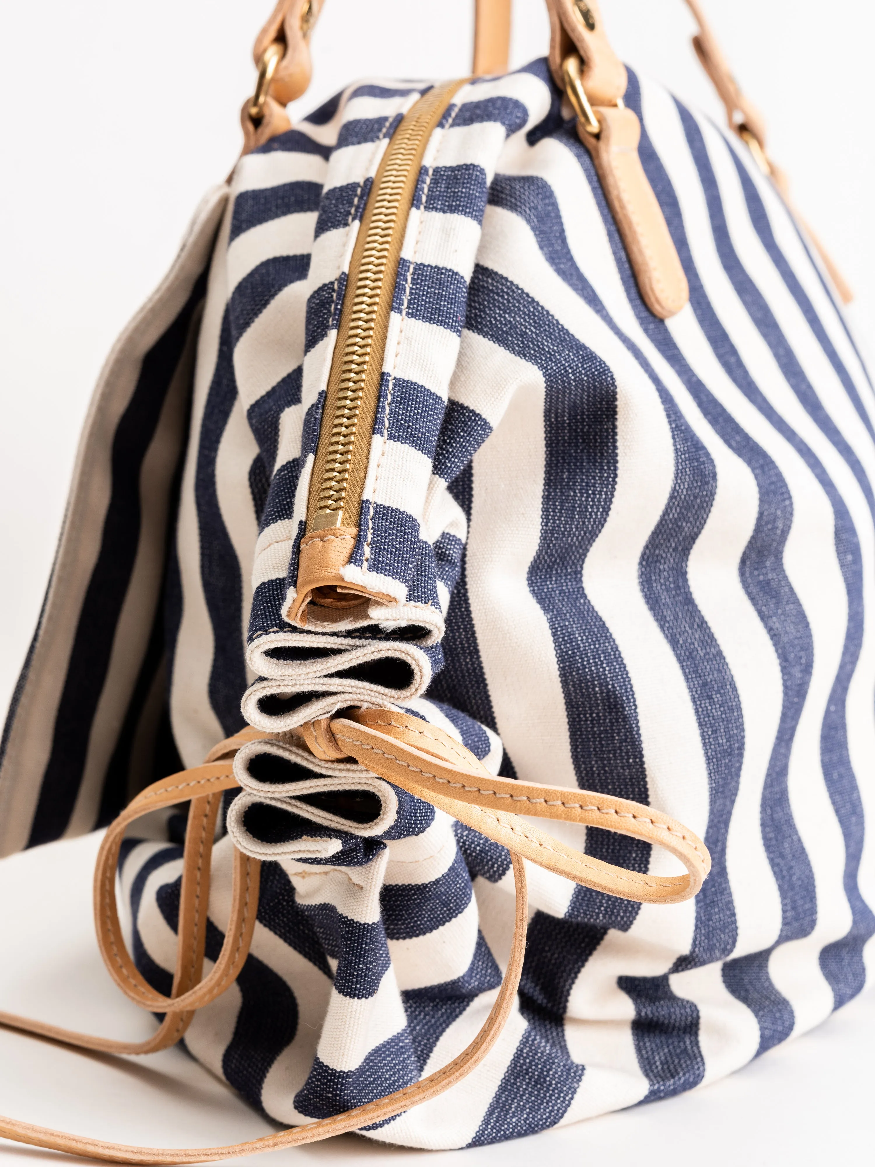 candy large zip tote - canvas