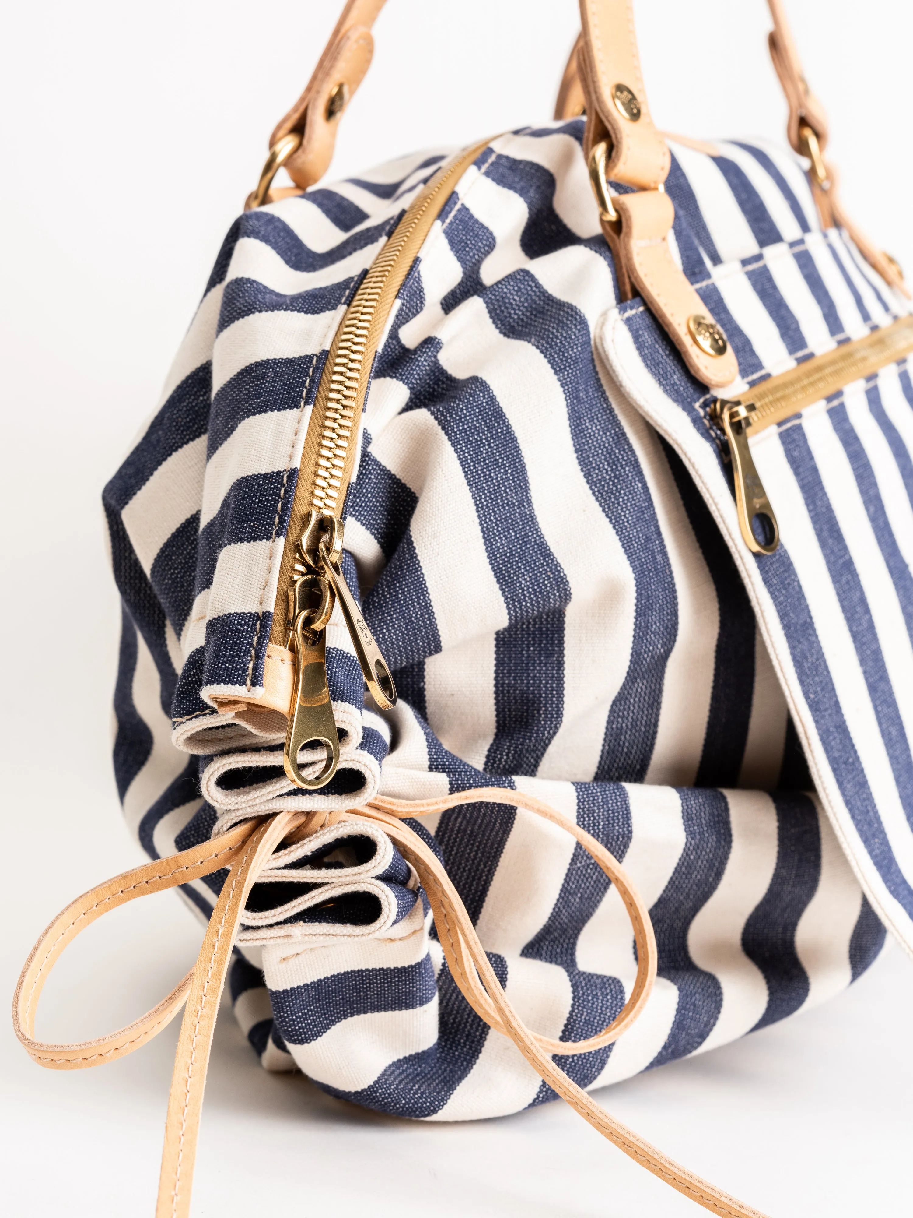 candy large zip tote - canvas