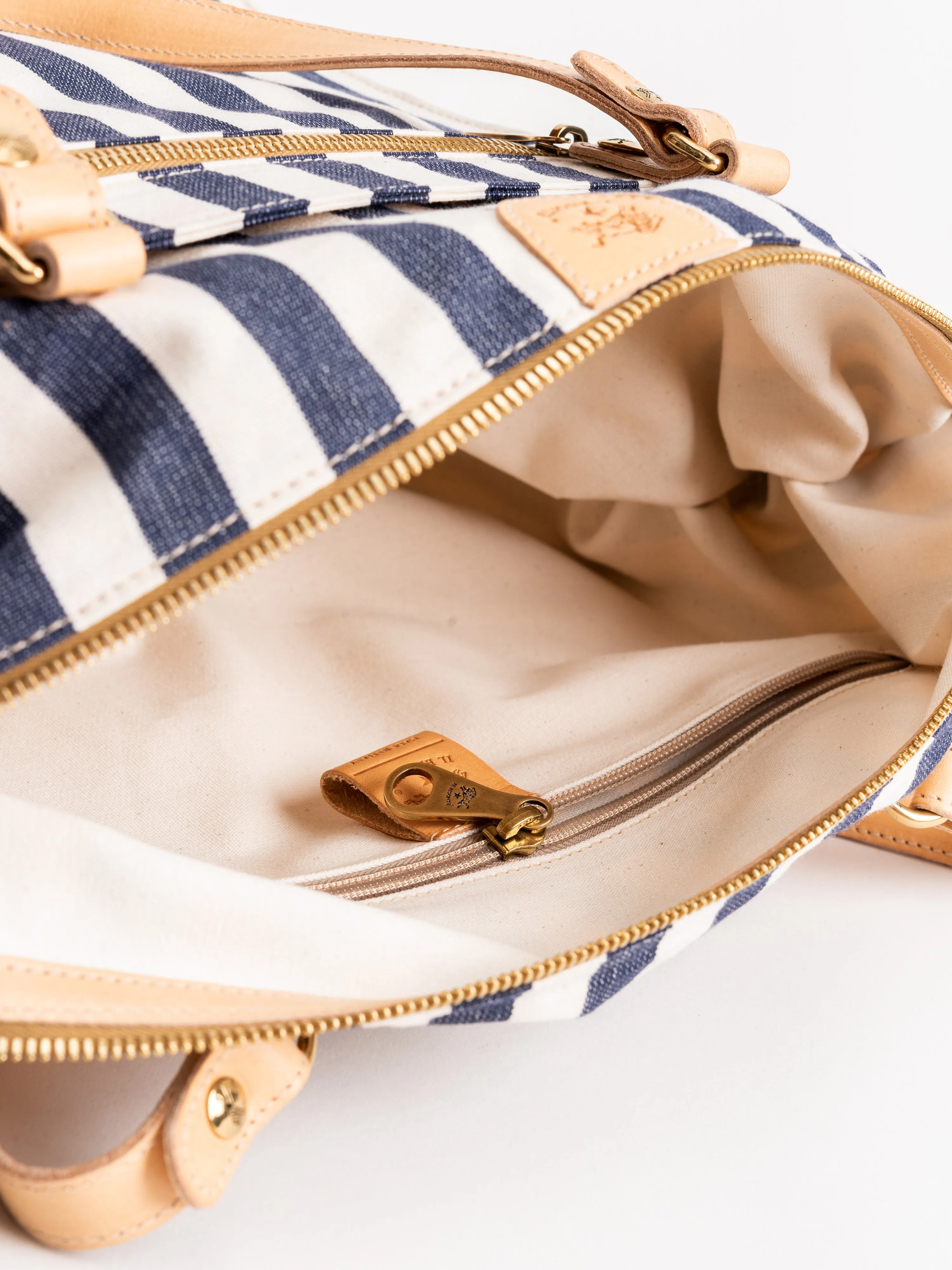 candy large zip tote - canvas