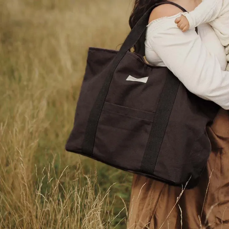 Canvas Tote Bag (Charcoal)