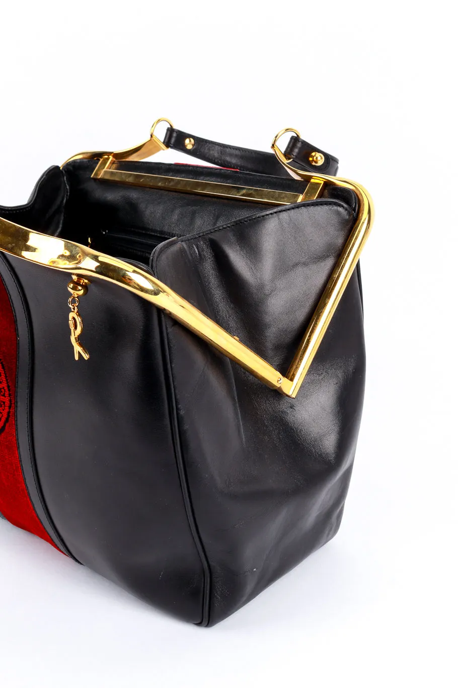 Caravel Leather Frame Handbag