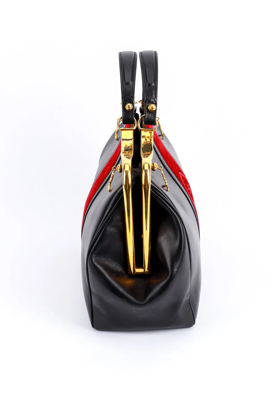 Caravel Leather Frame Handbag