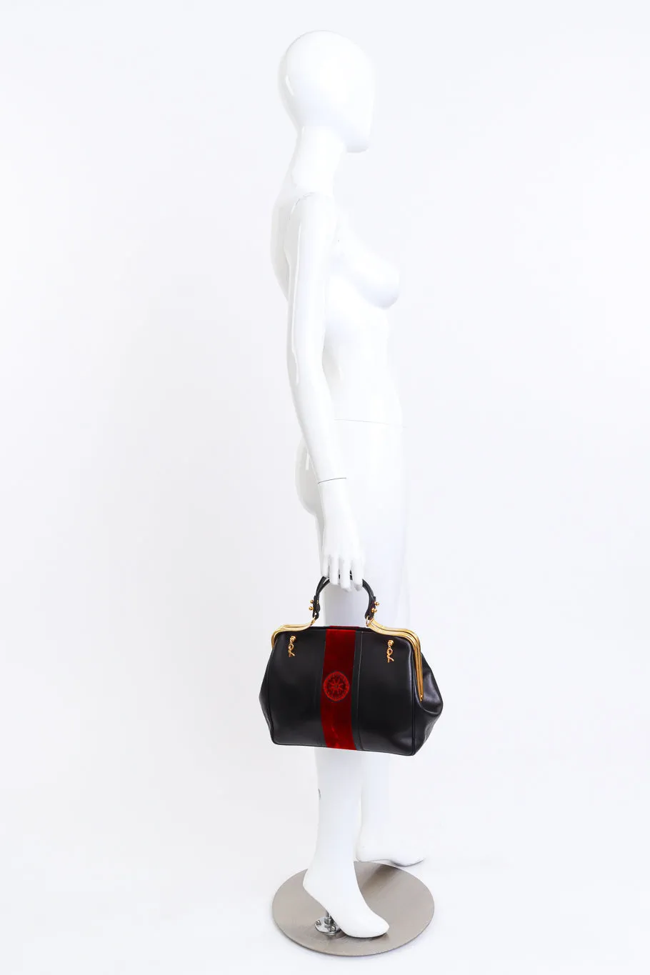 Caravel Leather Frame Handbag
