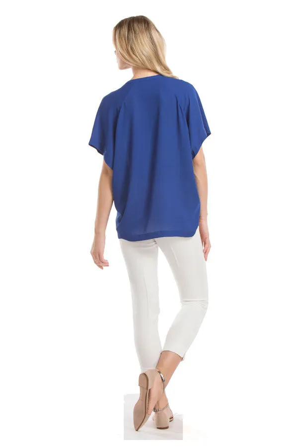 Cassie Boxy Blouse | Royal