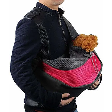 Cat Dog Carrier & Travel Backpack Front Backpack Fabric Pet Baskets Solid Colored Portable Breathable Green Blue Pink