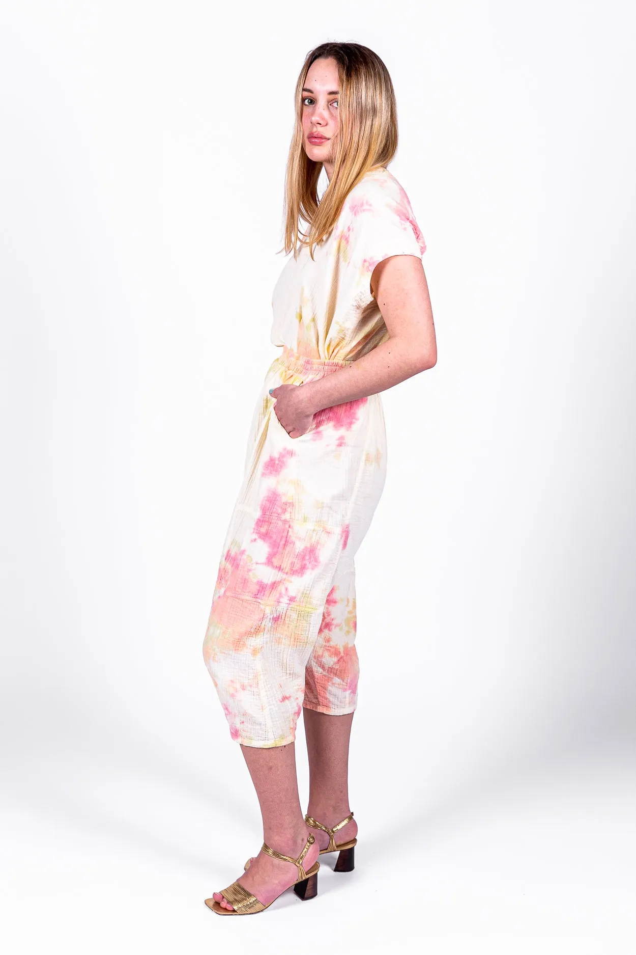 Celeste top in citrus tie dye