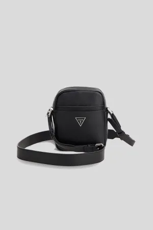 Certosa Vertical Crossbody - Black