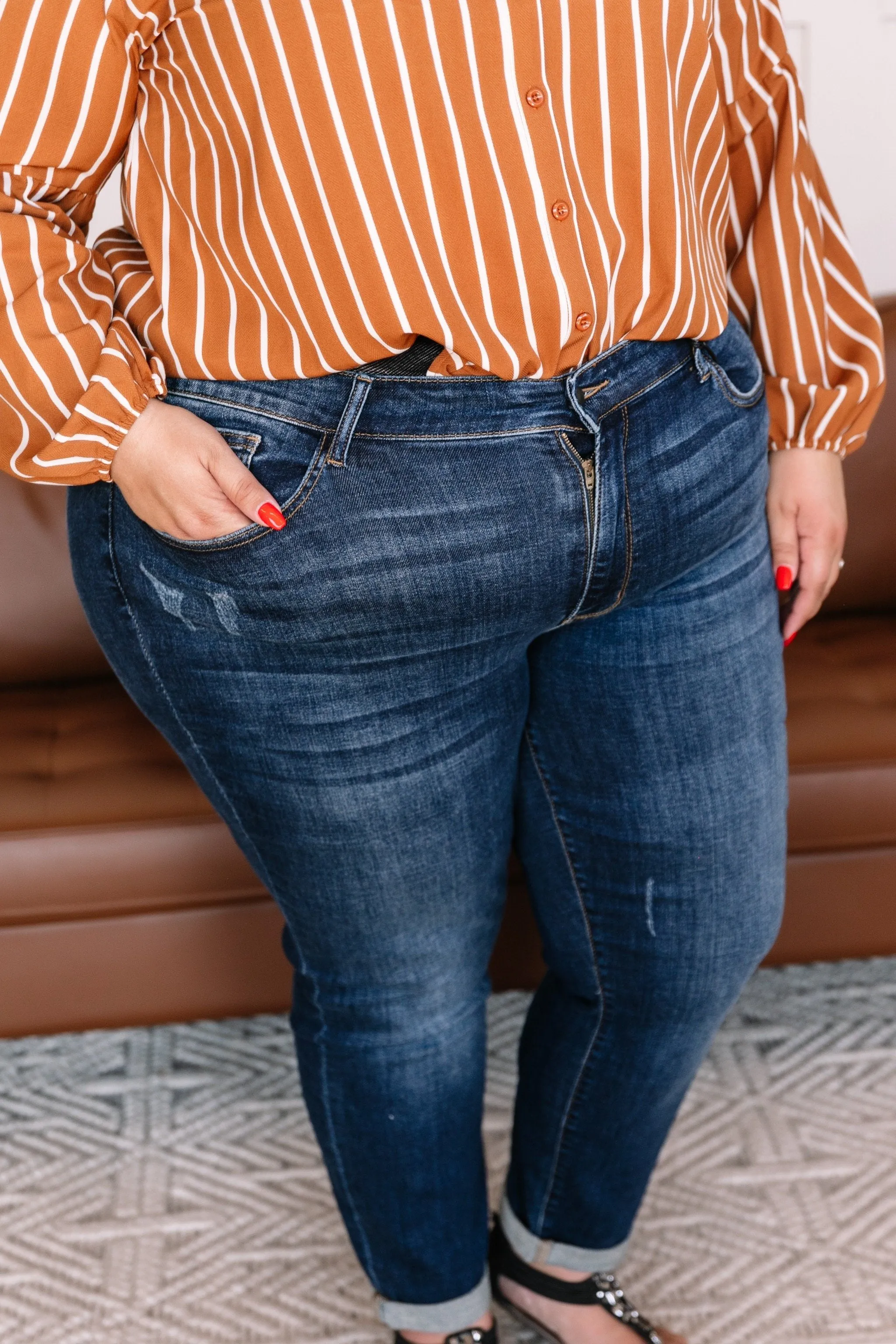 Chances Are Slim, Slim Fit Judy Blue Jeans