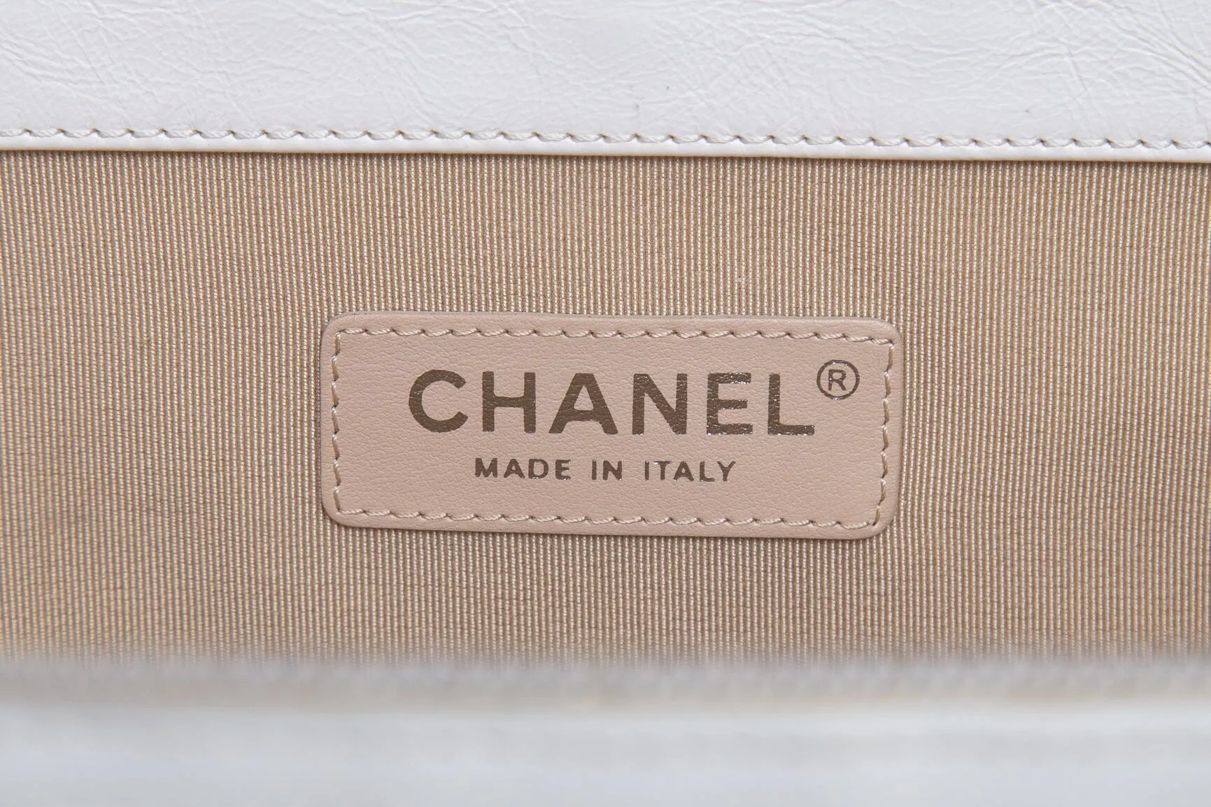 Chanel 2020 Cruise White Take Away Raffia Vanity Handbag