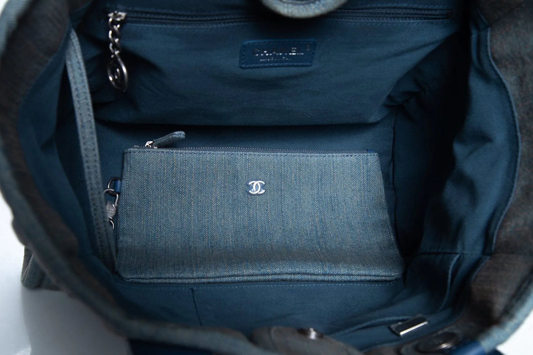 Chanel 2022  Denim Deauville Handbag