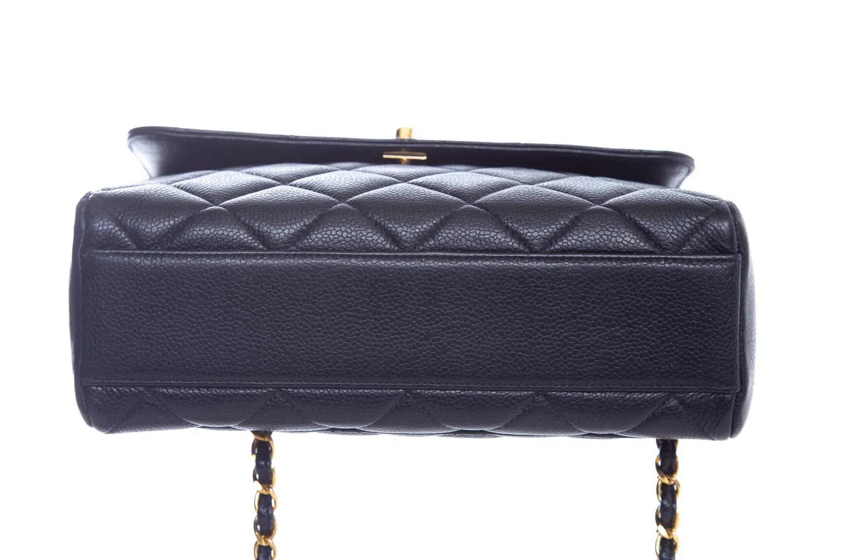 Chanel Black Caviar Square Handbag