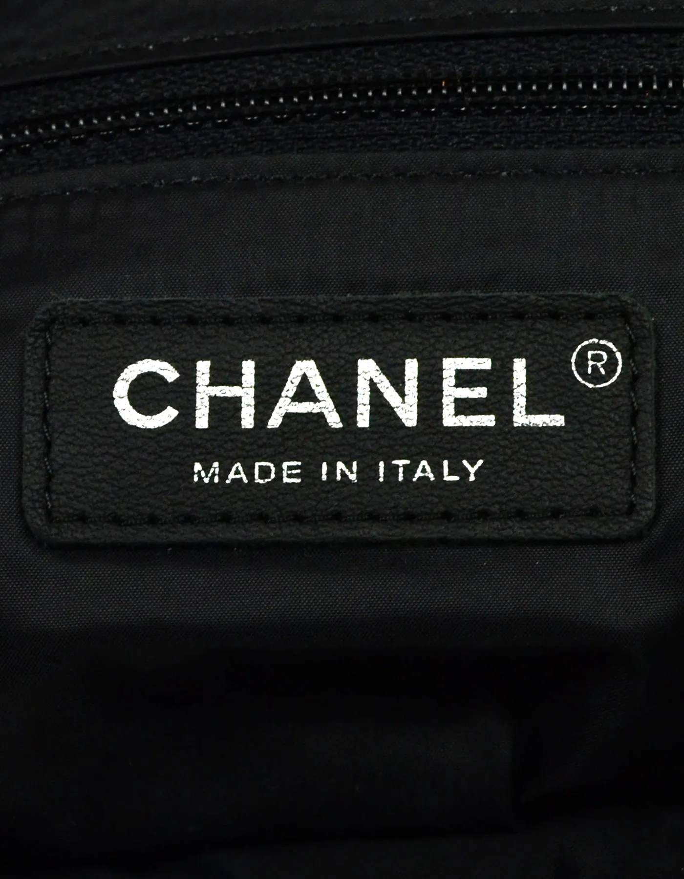 Chanel Black/Ecru Nylon & Shearling Coco Neige Backpack