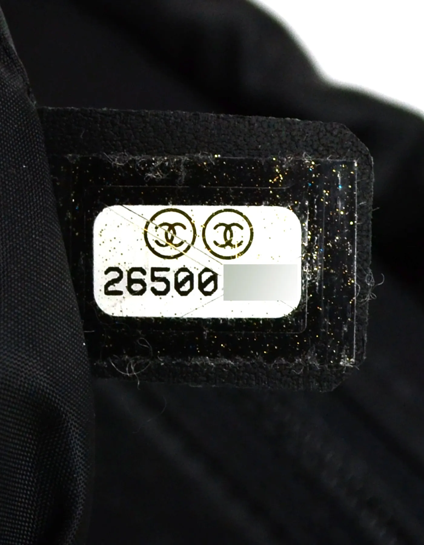 Chanel Black/Ecru Nylon & Shearling Coco Neige Backpack