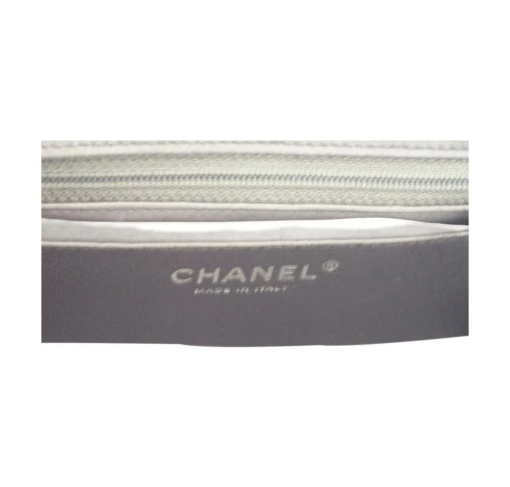 Chanel Mini Square Flap Bag Charcoal Gray