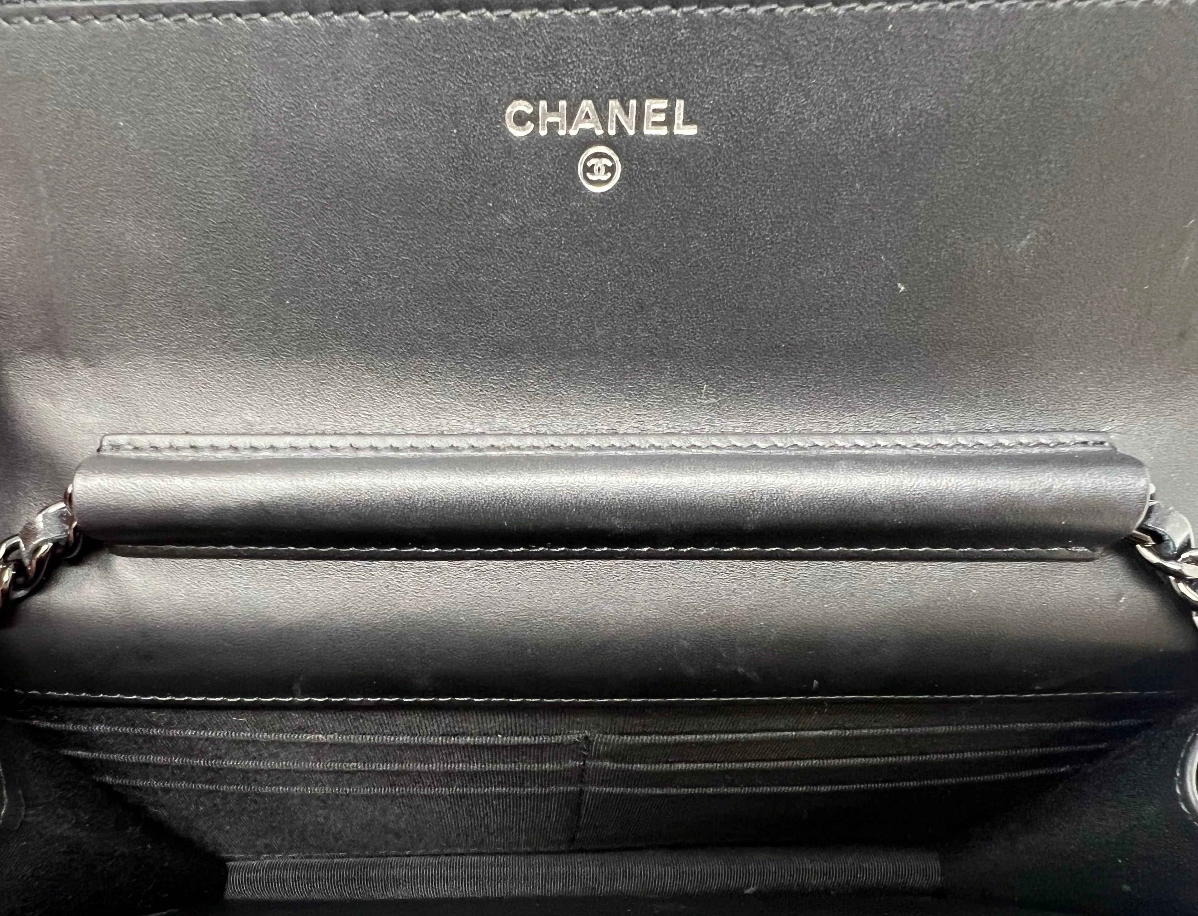 Chanel 'So Black' 2.55 Reissue Glazed Aged CalfSkin WOC