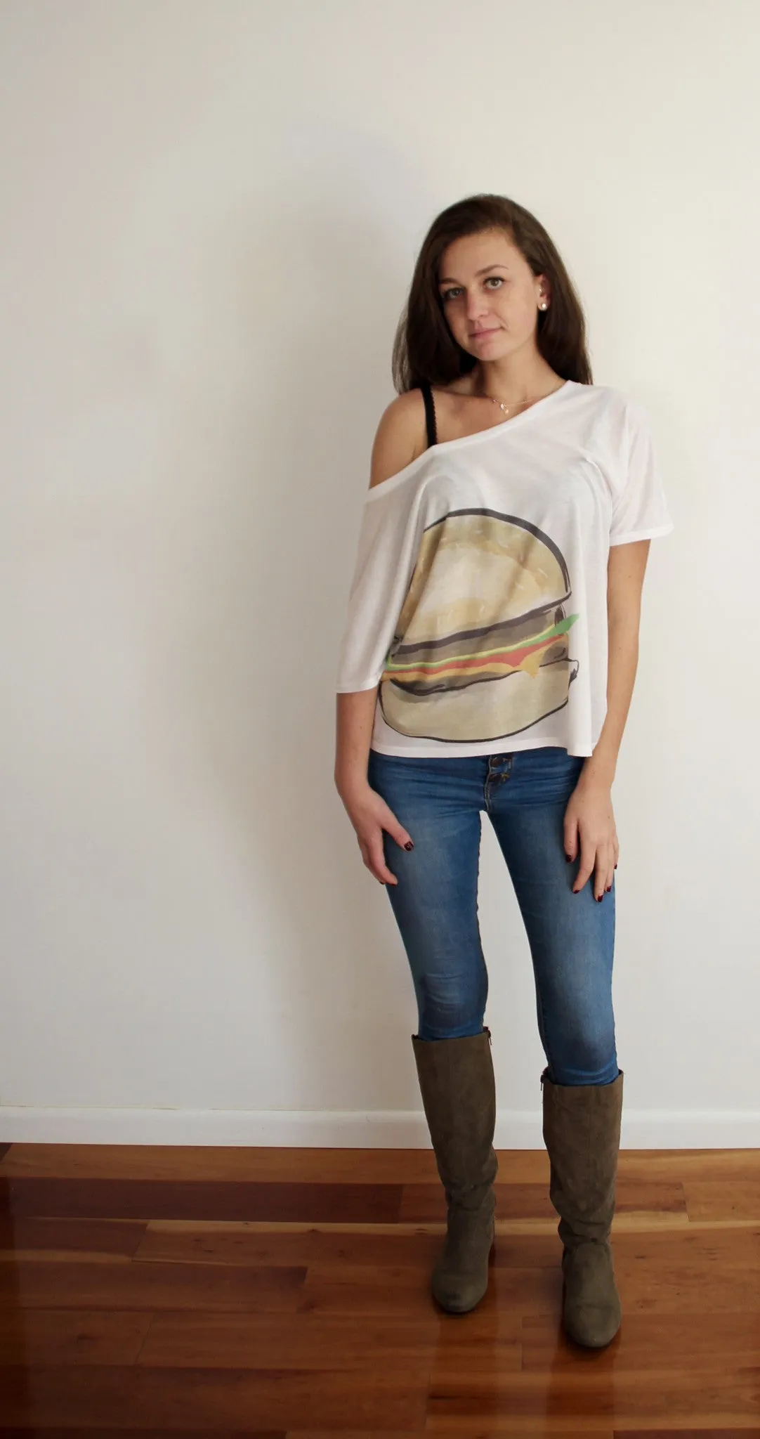 Cheeseburger Slouchy T-Shirt