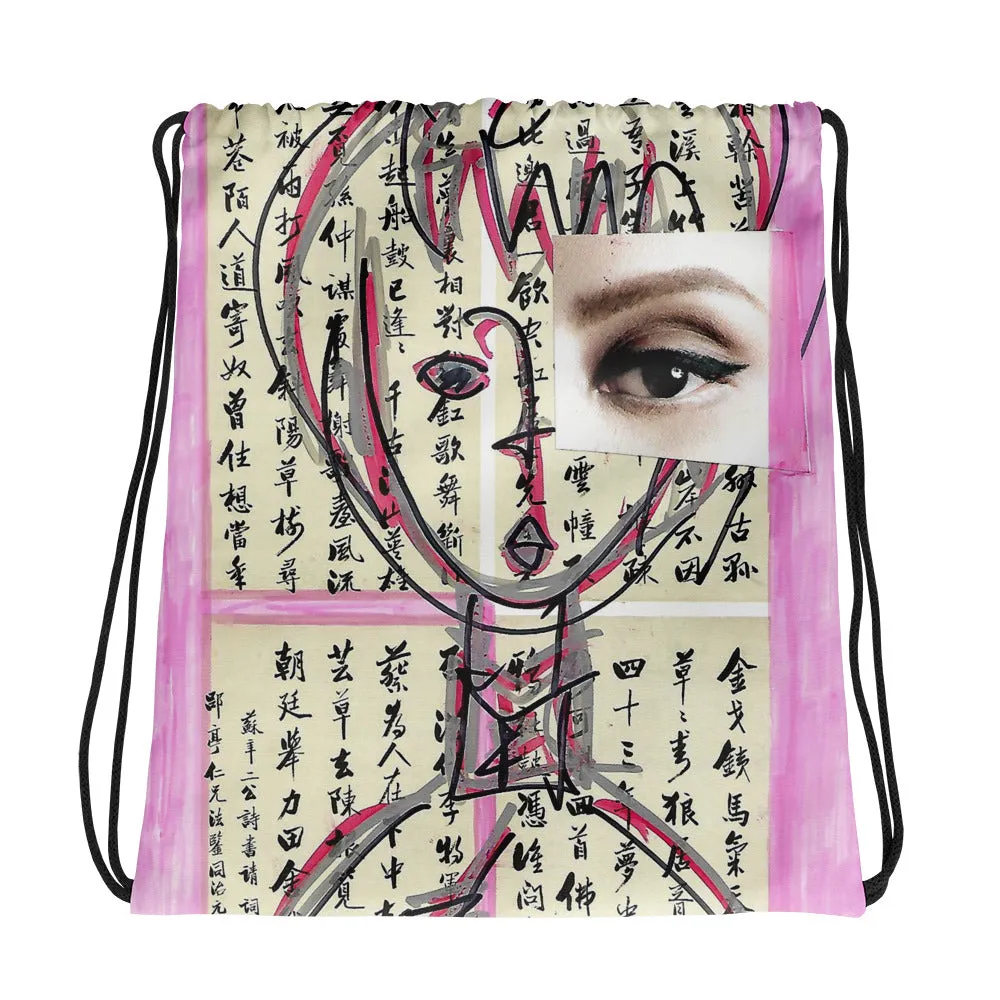 Cheongsam Girl - Drawstring bag
