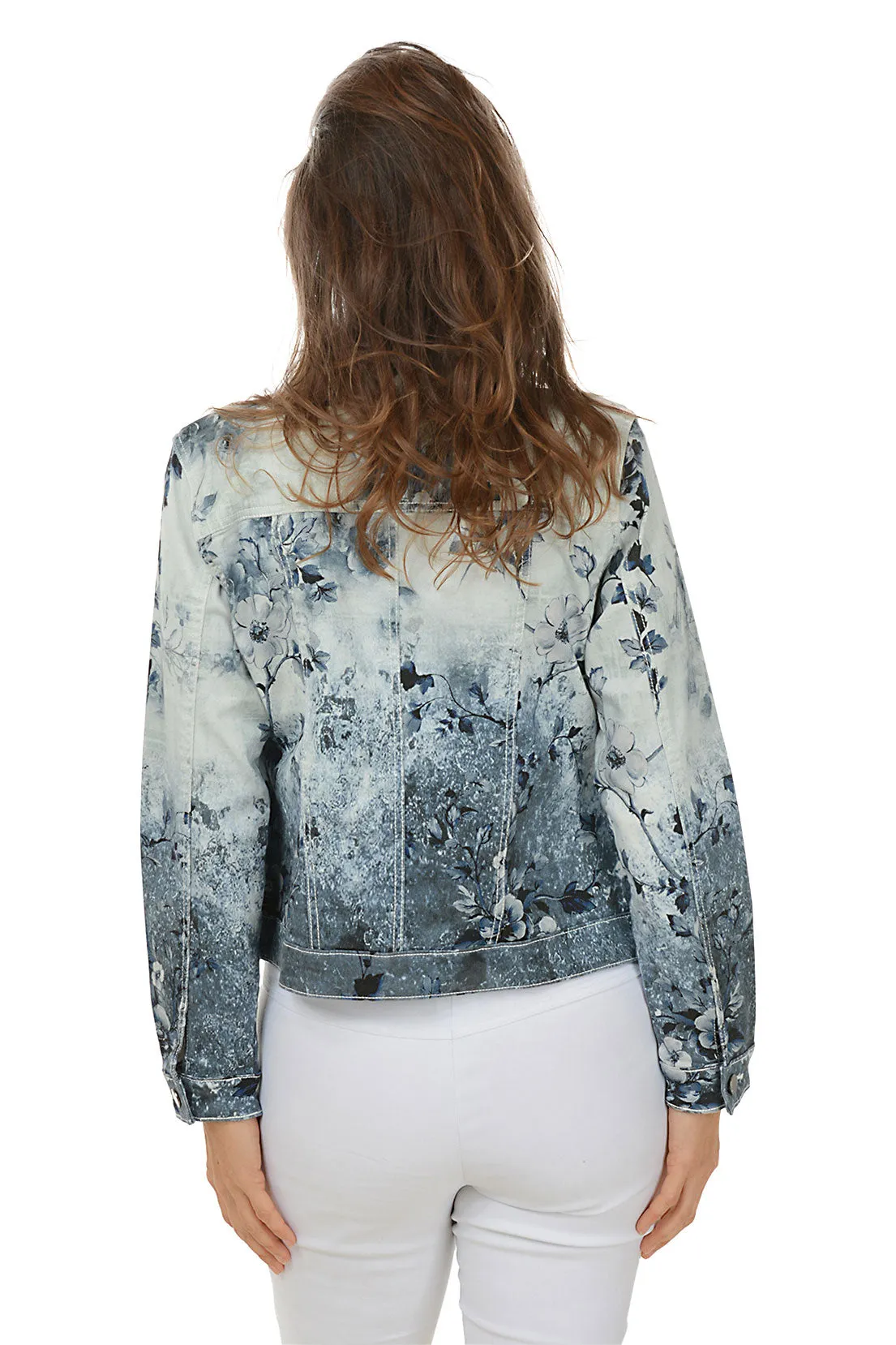 Cherry Blossom Denim Jacket