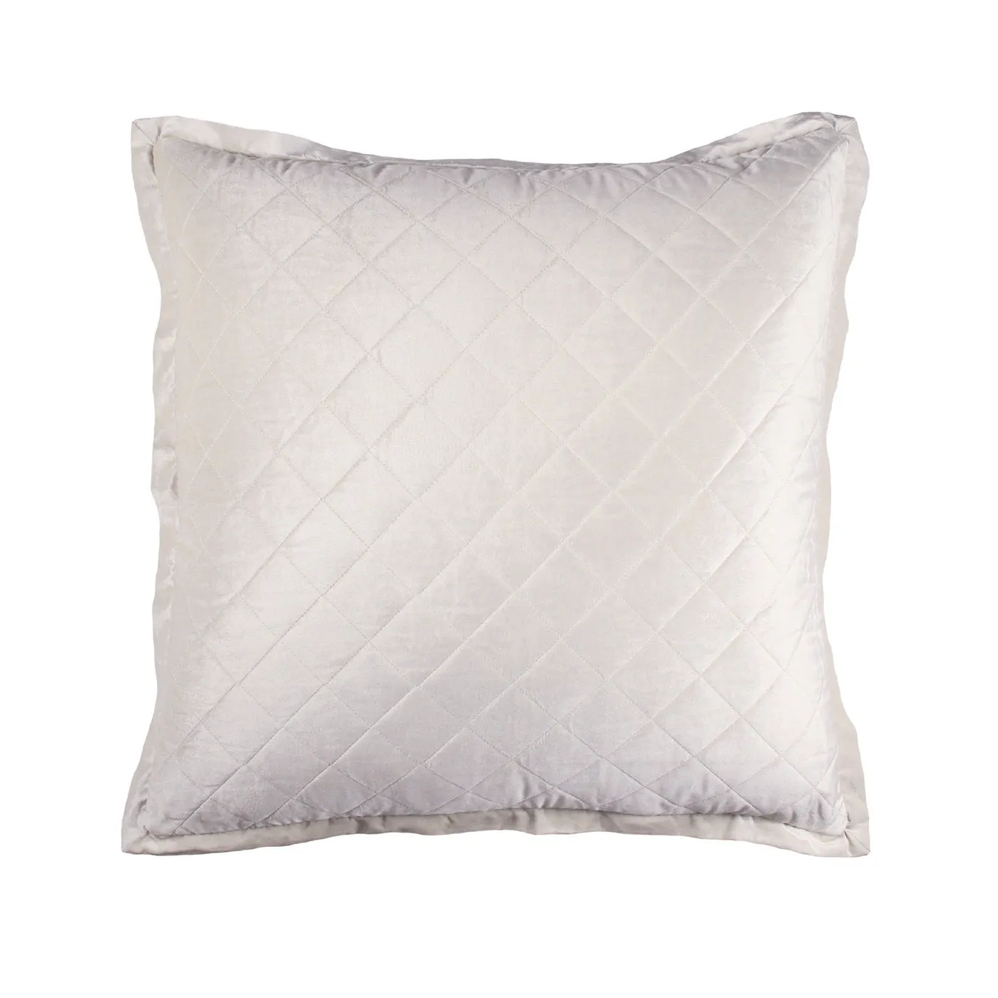 Chloe European Pillow / Ivory Velvet 26X26