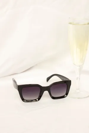 Chunky Bevelled Square Sunglasses