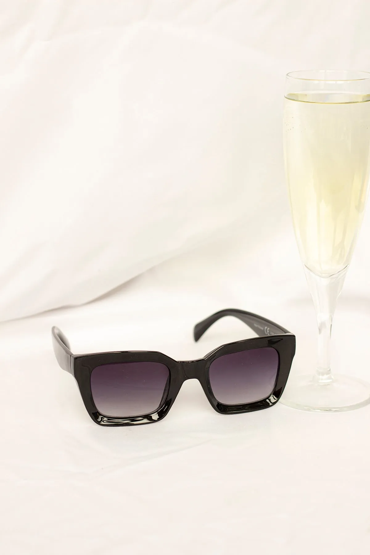 Chunky Bevelled Square Sunglasses