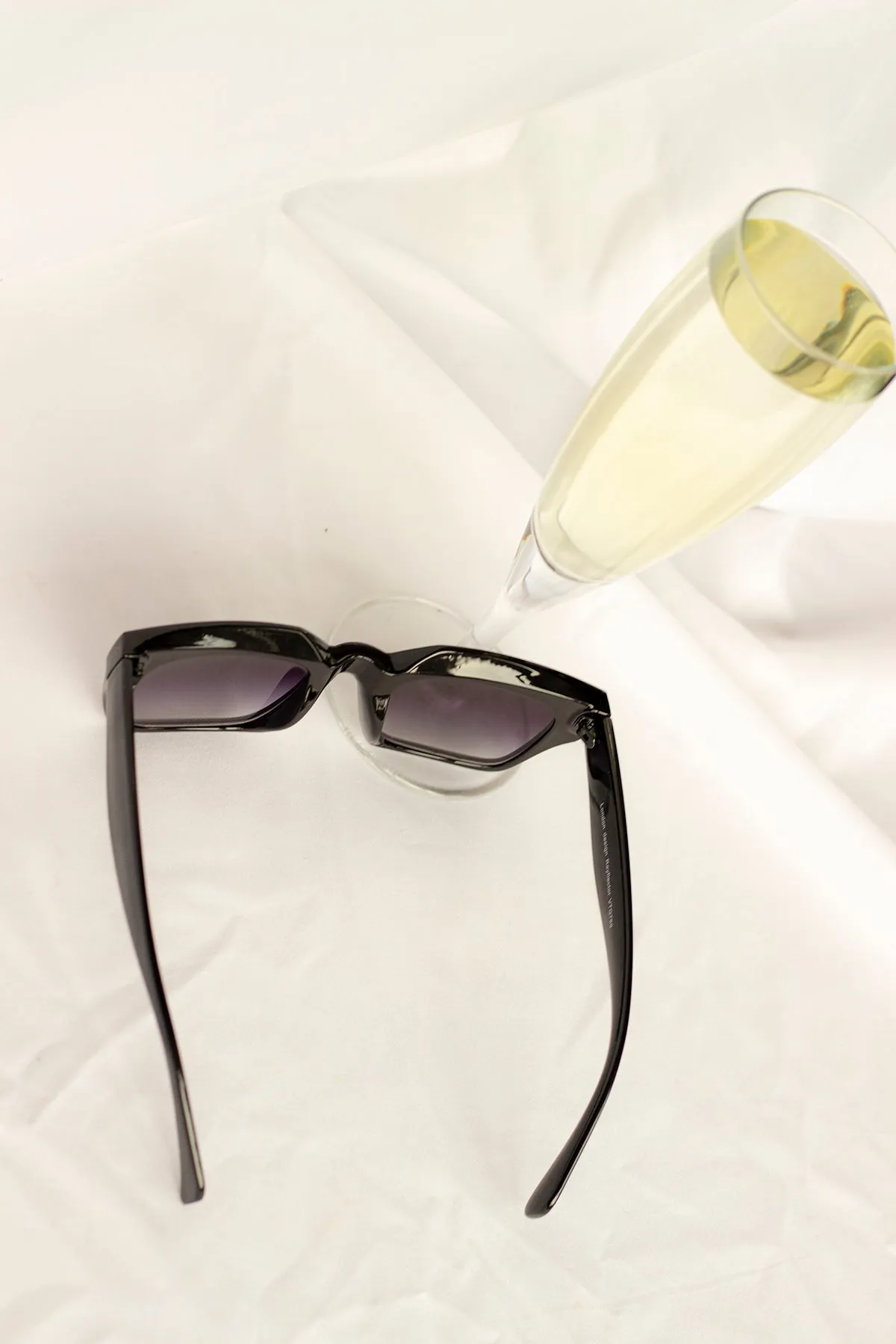 Chunky Bevelled Square Sunglasses