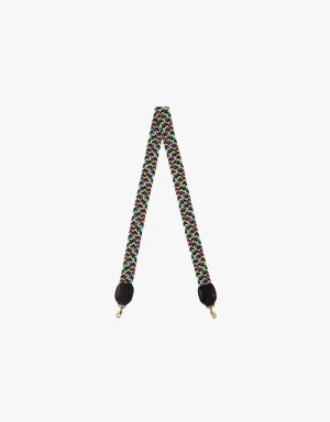 Clare V. Crossbody Strap in Multi Braided