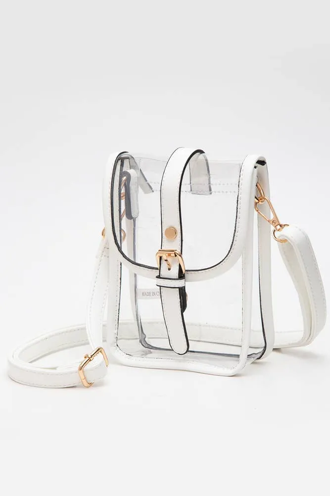 Clear Cross Body Stadium Concert Transparent Handbag